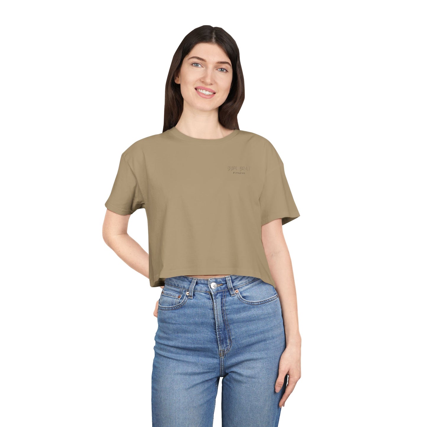 GYMBRAT| Gym Girl Attitude Women's Crop Top