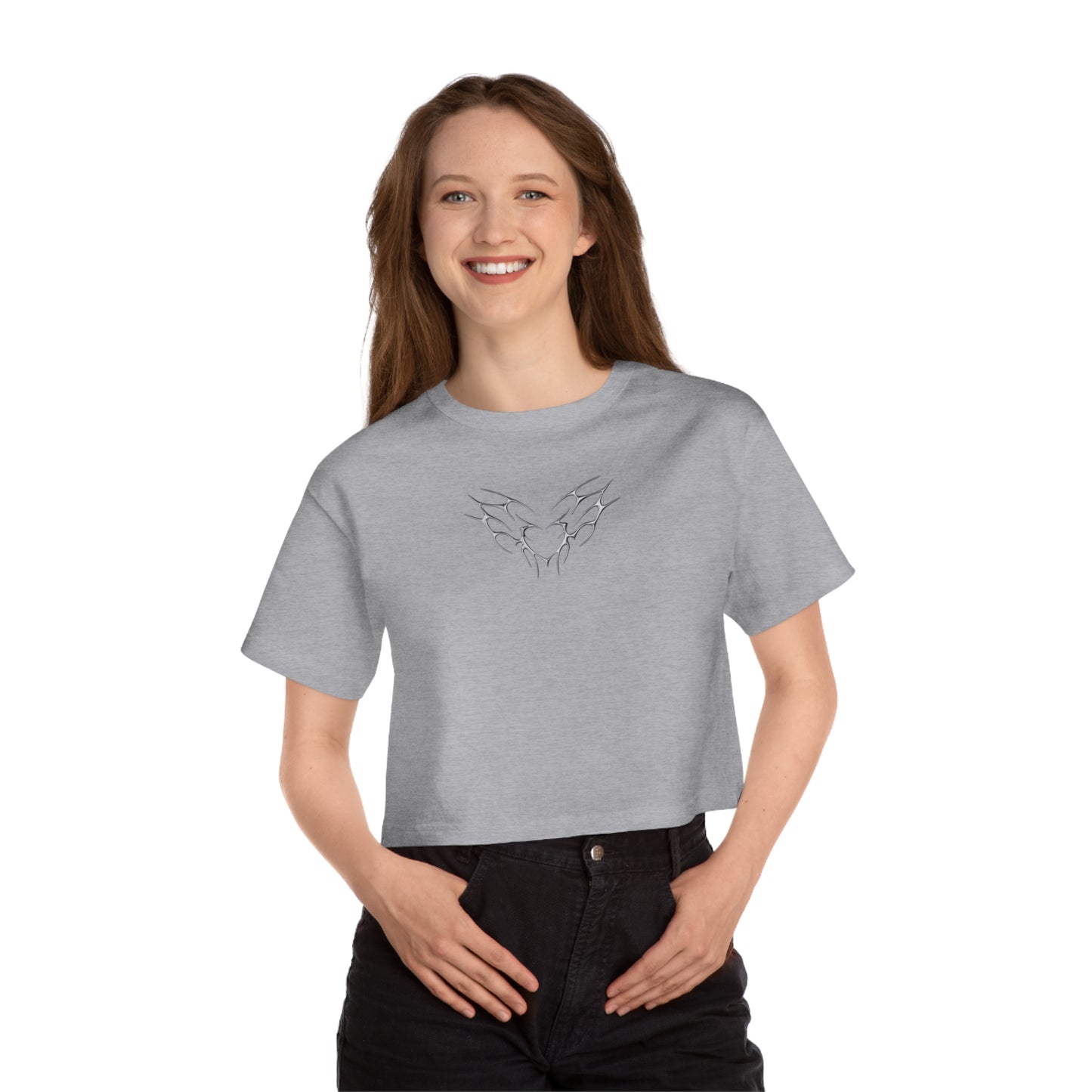 GYMBRAT| Champion Crop Tee |Cutsie |New Me Collection