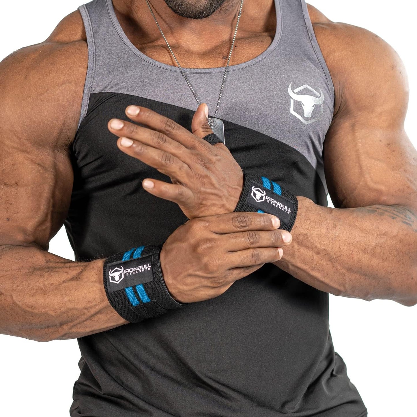 Wrist Wraps for Weightlifting (USPA & IPL Approved) - 18” Premium Quality Wrist Straps for Weightlifting - Weight Lifting Wrist Wraps with Thumb Loop for Lifting Weights, Curls & Dips - for Bench, Powerlifting & Weight Training
