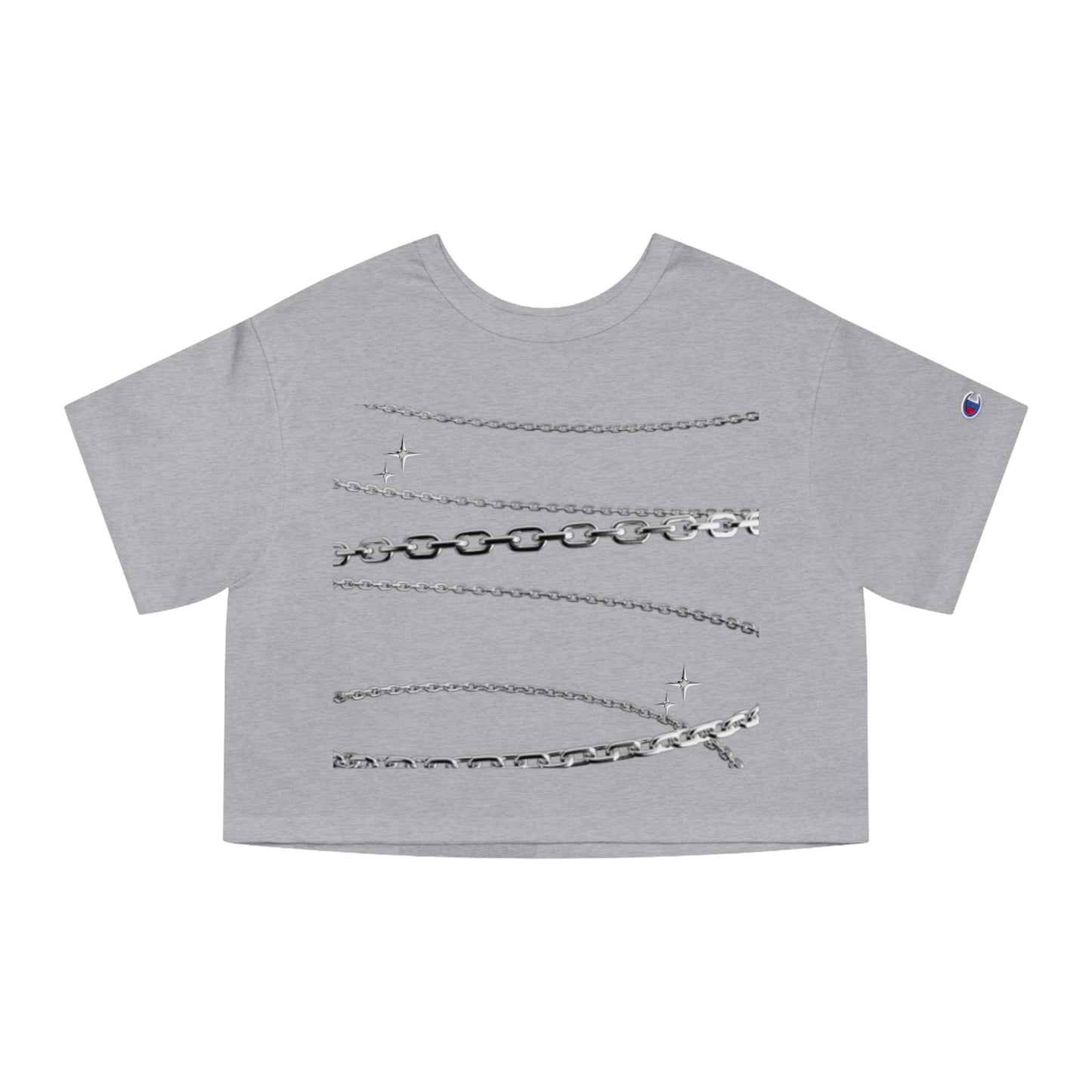 GYMBRAT| Champion Crop Tee with Chains |New Me Collection