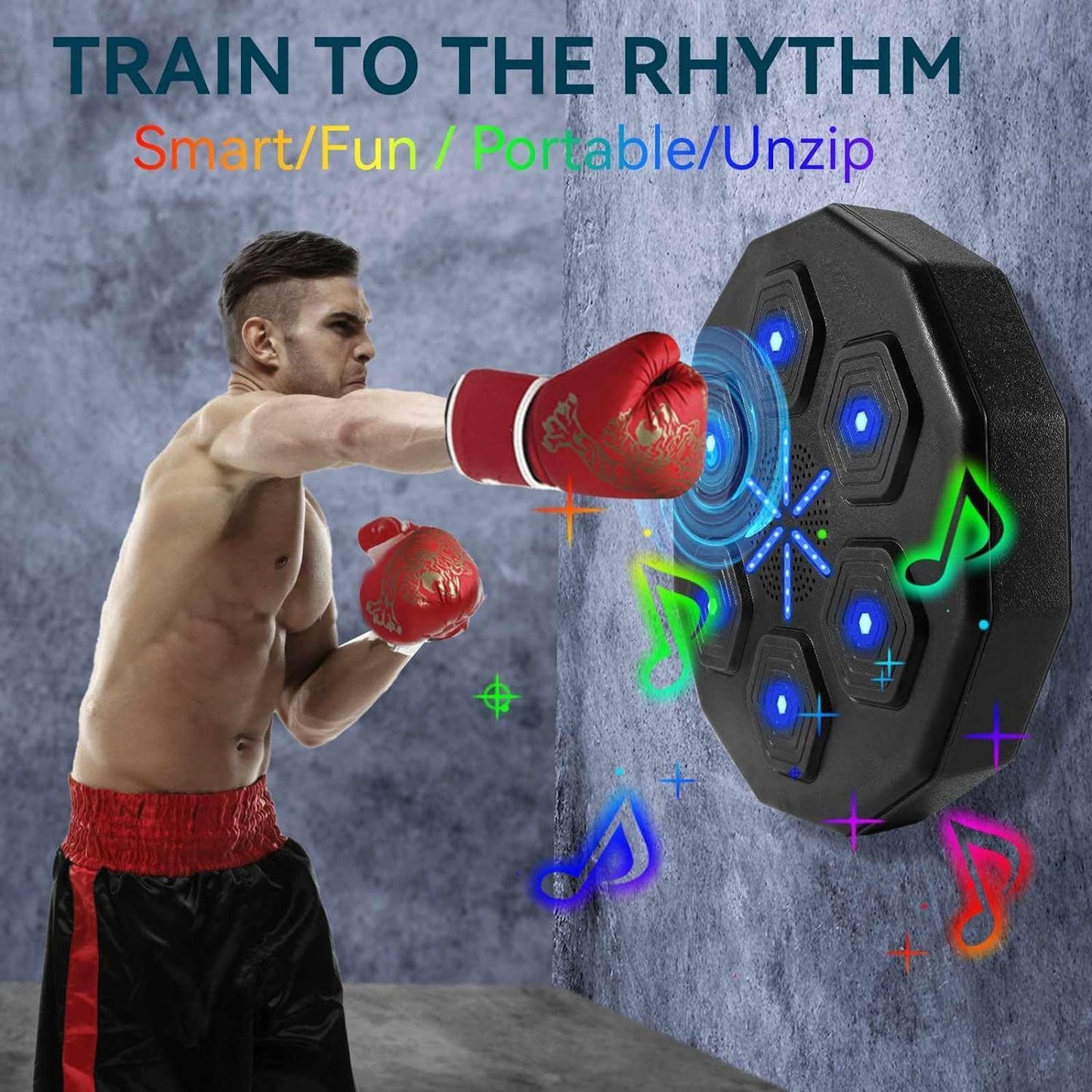 Electronic Boxing Machine With Music Intelligent Boxing Training Equipment