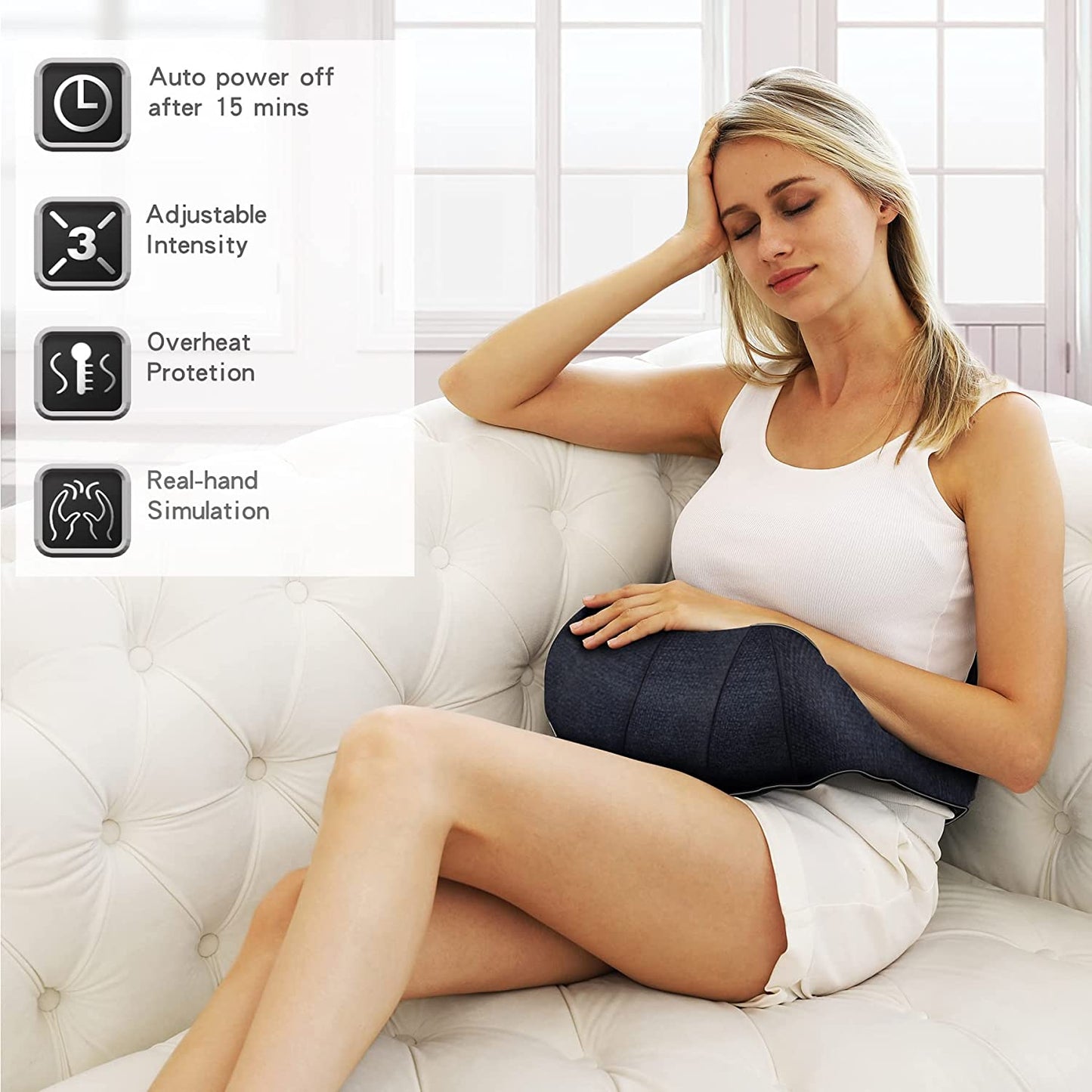 Neck Massager, Back Massager with Heat, Shoulder Massager for Neck Pain Back Pain Relief, Gifts for Thank You & Appreciation, Birthday, Relatives & Family