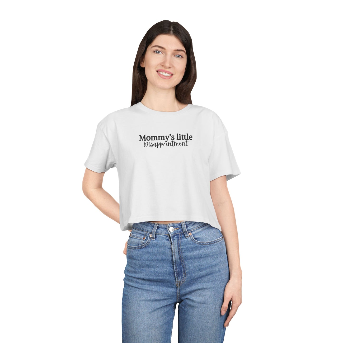GYMBRAT| Mommy's Little Disappointment Crop top