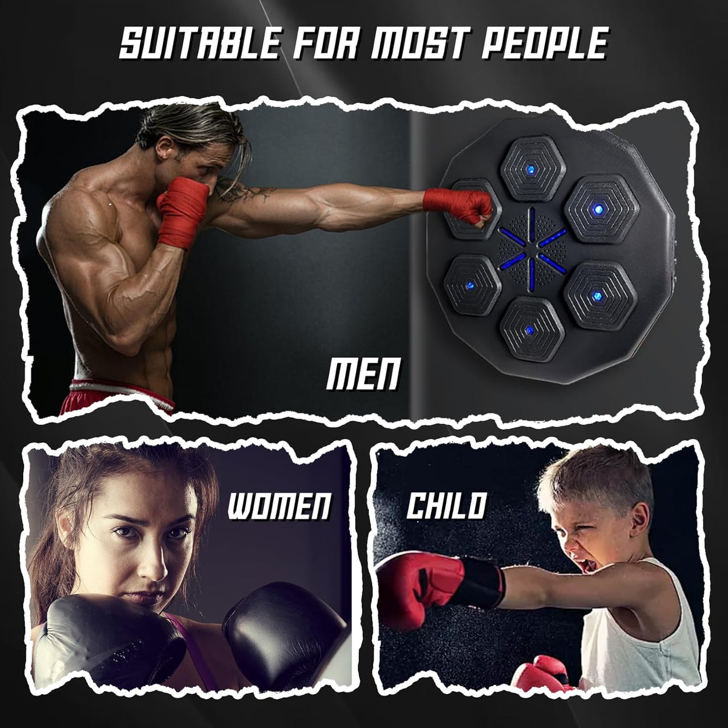 Electronic Boxing Machine With Music Intelligent Boxing Training Equipment