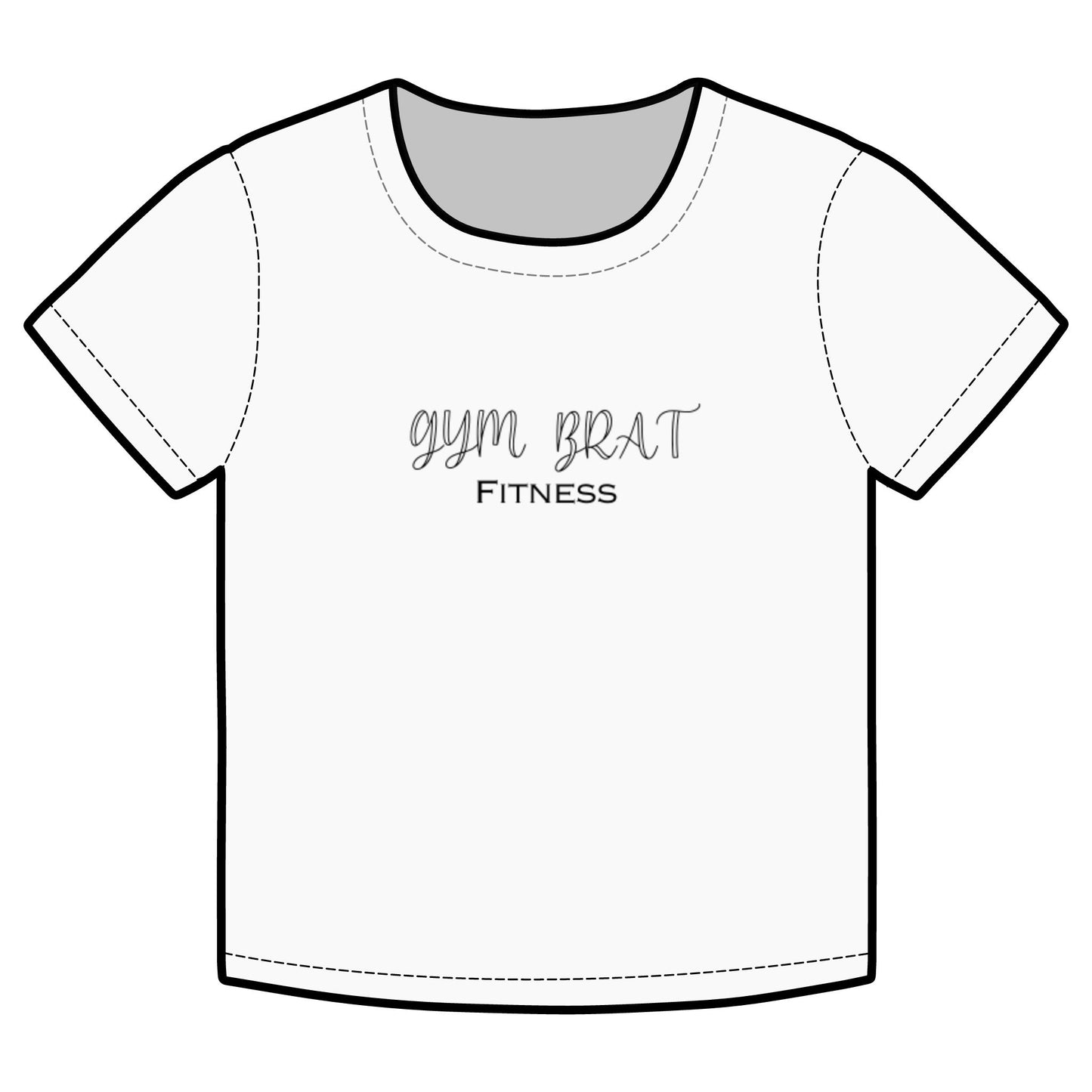GYMBRAT| Baby Tee |Cutsie |New Me Collection