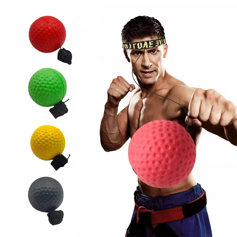 Speed Ball Head-Mounted Punch Training Apparatus - Enhance Your Hand-Eye Coordination for MMA and Fitness!