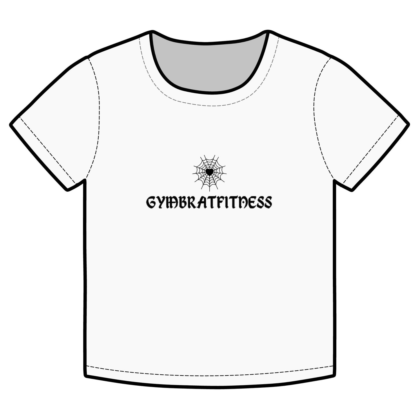 GYMBRAT| Baby Tee |Spiderweb |New Me Collection