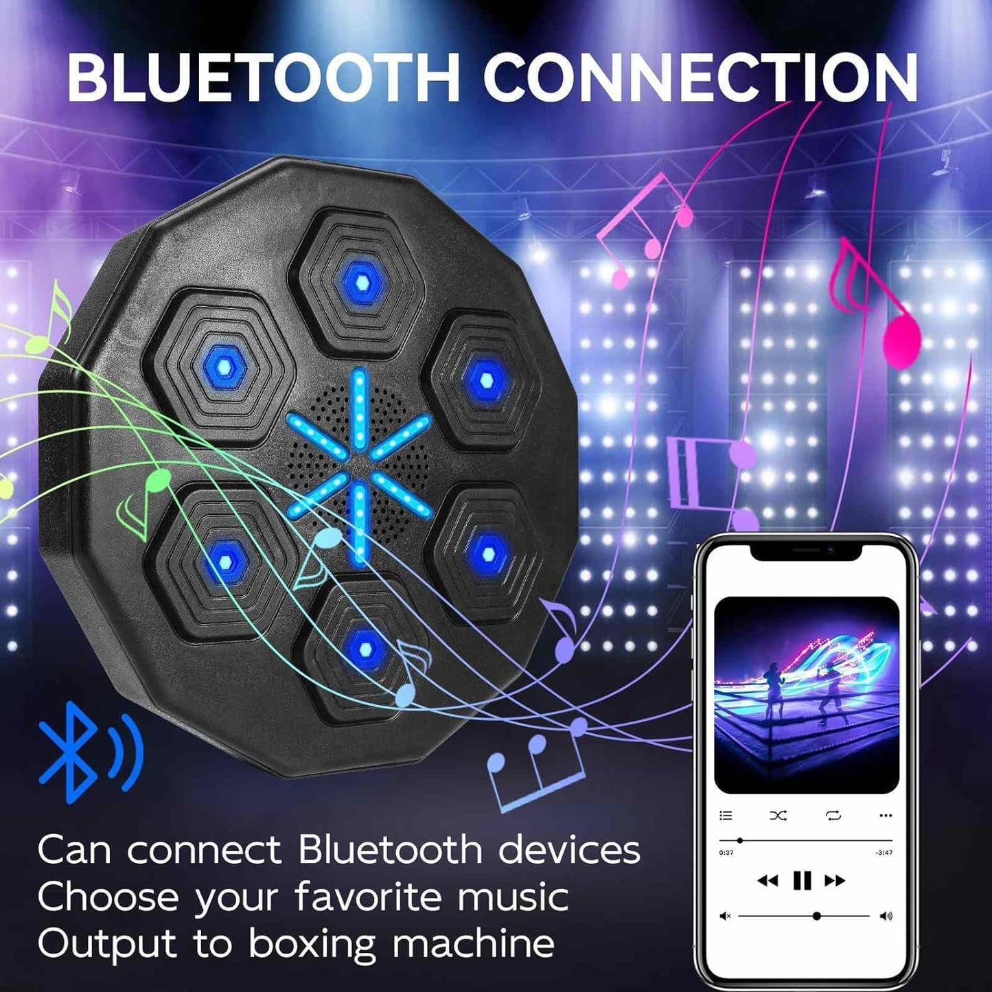 Electronic Boxing Machine With Music Intelligent Boxing Training Equipment