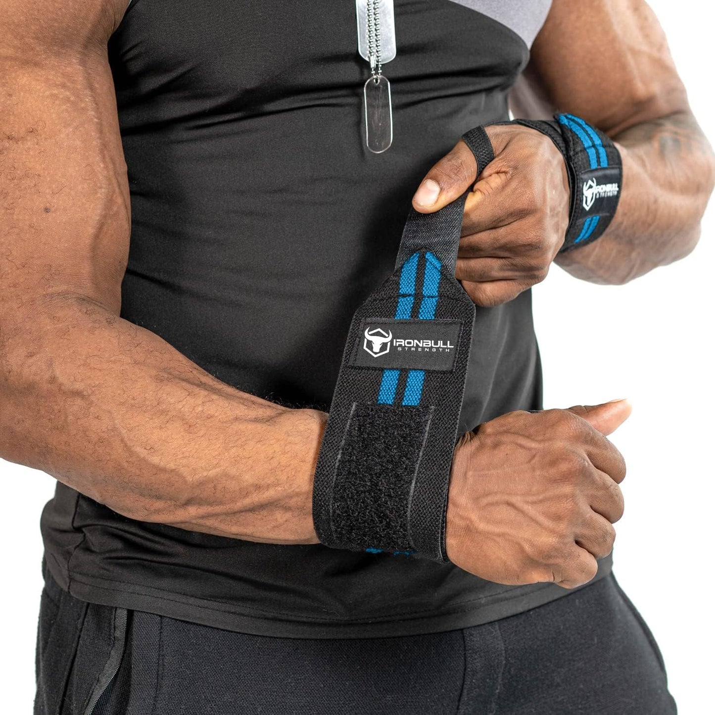 Wrist Wraps for Weightlifting (USPA & IPL Approved) - 18” Premium Quality Wrist Straps for Weightlifting - Weight Lifting Wrist Wraps with Thumb Loop for Lifting Weights, Curls & Dips - for Bench, Powerlifting & Weight Training