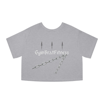 GYMBRAT| Champion Crop Tee with Chains 2.0 |New Me Collection