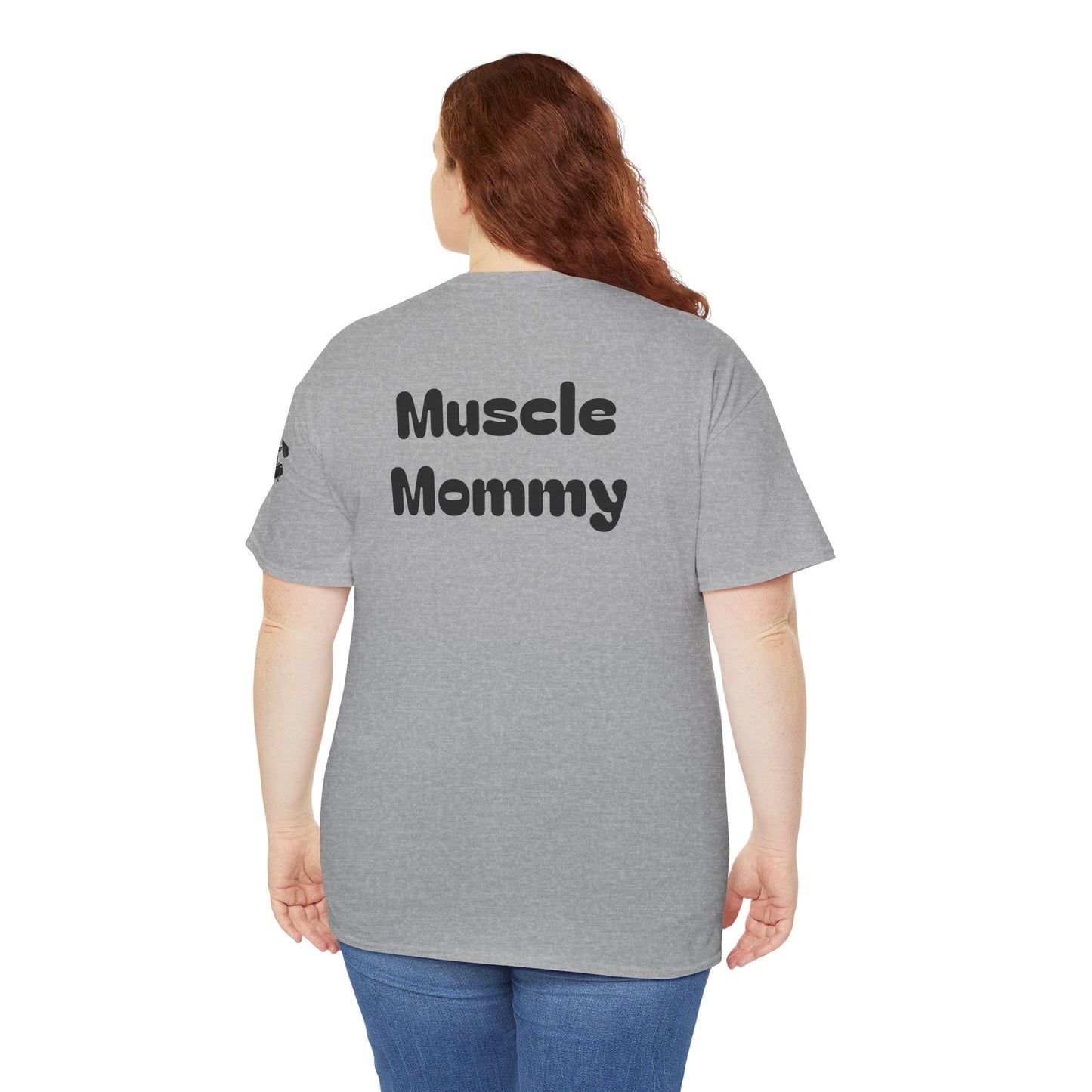 Muscle Mommy Pump Cover Unisex Heavy Cotton Tee Shirt, Workout Comfort Fitness Gym Apparel, Exercise Clothing, Bodybuilder TShirt,