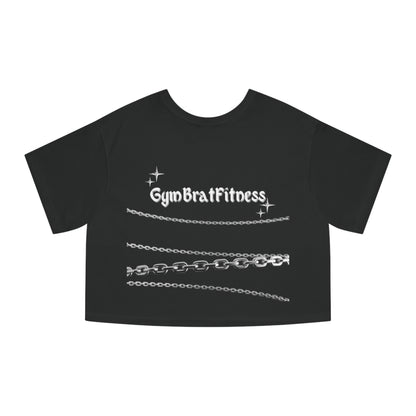 GYMBRAT| Champion Crop Tee with Chains |New Me Collection