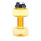 2.2L Dumbbell Shaped Sport Water Bottle Fitness Water Bottle Creative Water Drinking Bottle