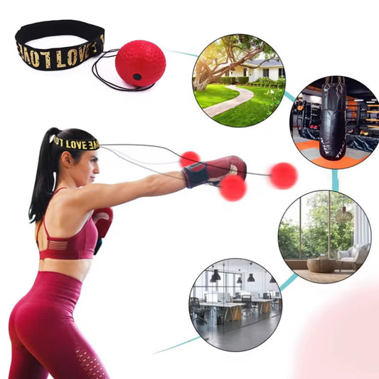 Speed Ball Head-Mounted Punch Training Apparatus - Enhance Your Hand-Eye Coordination for MMA and Fitness!