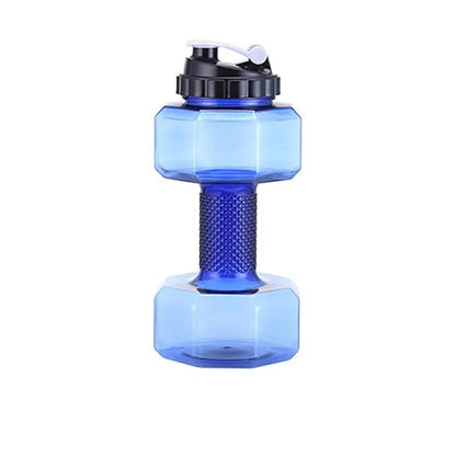 2.2L Dumbbell Shaped Sport Water Bottle Fitness Water Bottle Creative Water Drinking Bottle