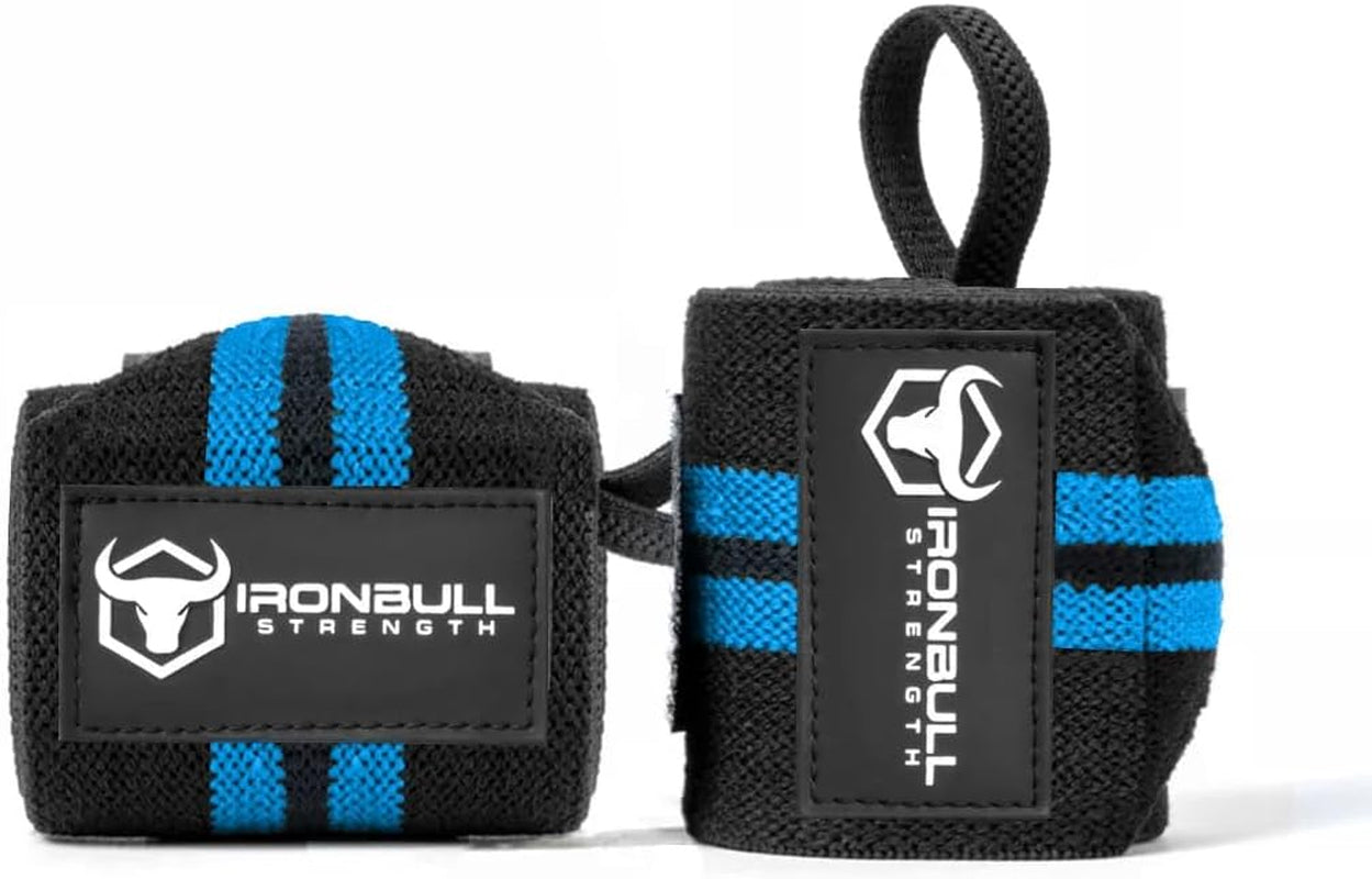 Wrist Wraps for Weightlifting (USPA & IPL Approved) - 18” Premium Quality Wrist Straps for Weightlifting - Weight Lifting Wrist Wraps with Thumb Loop for Lifting Weights, Curls & Dips - for Bench, Powerlifting & Weight Training