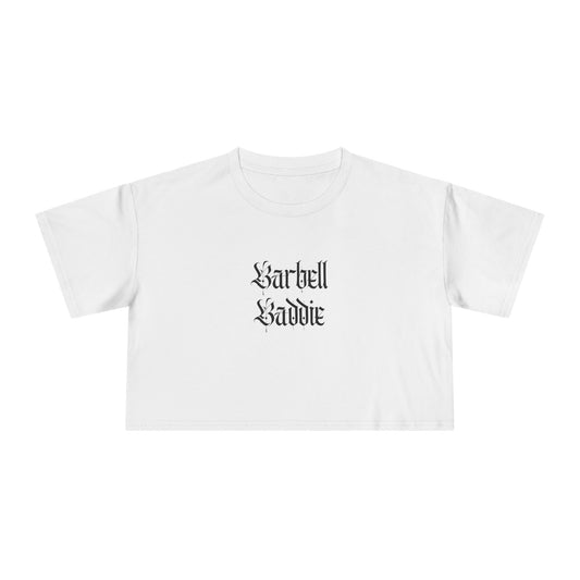 GYMBRAT | Crop Tee | Barbell Baddie