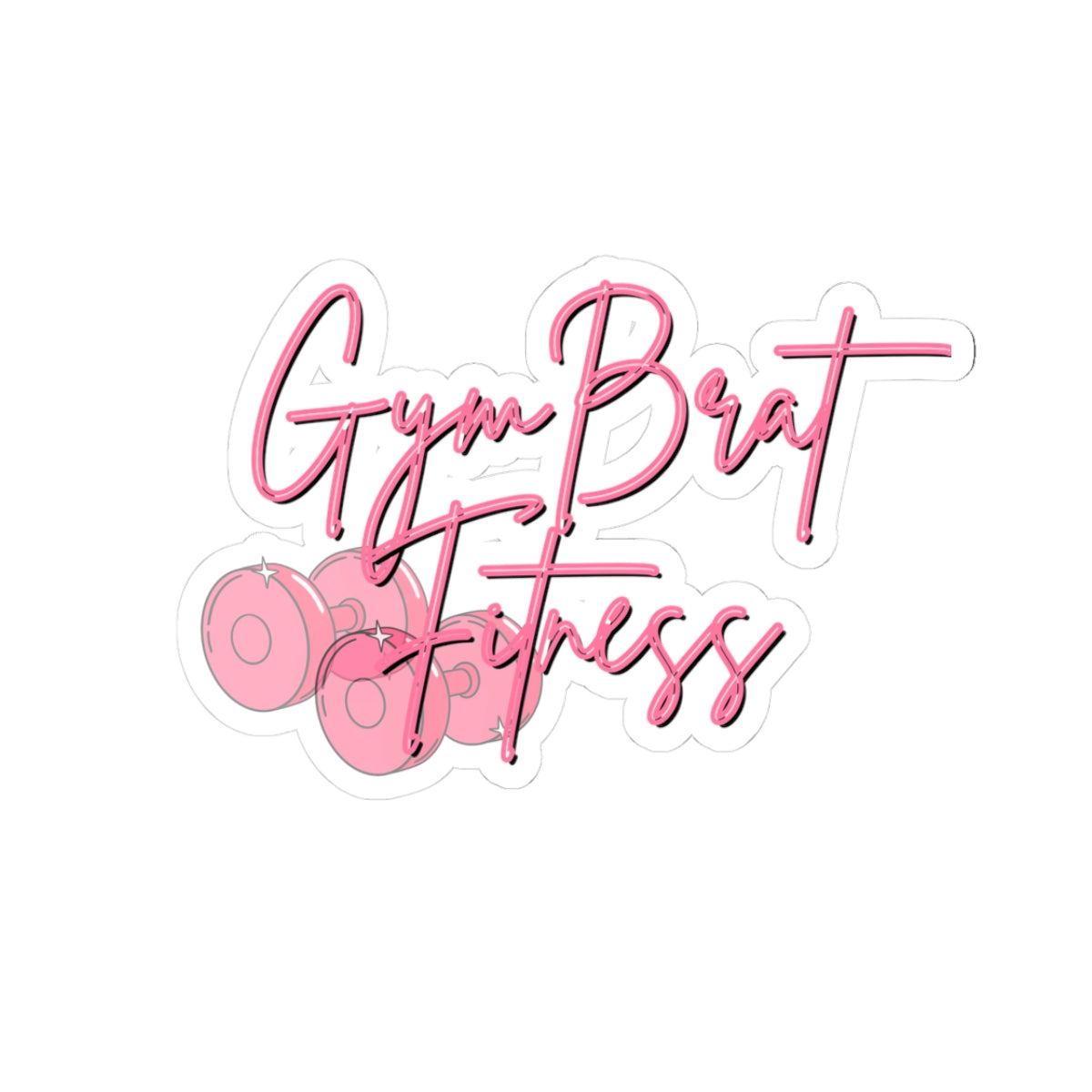 GYM BRAT | Sticker | Pink Logo