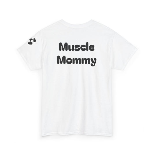 Muscle Mommy Pump Cover Unisex Heavy Cotton Tee Shirt, Workout Comfort Fitness Gym Apparel, Exercise Clothing, Bodybuilder TShirt,