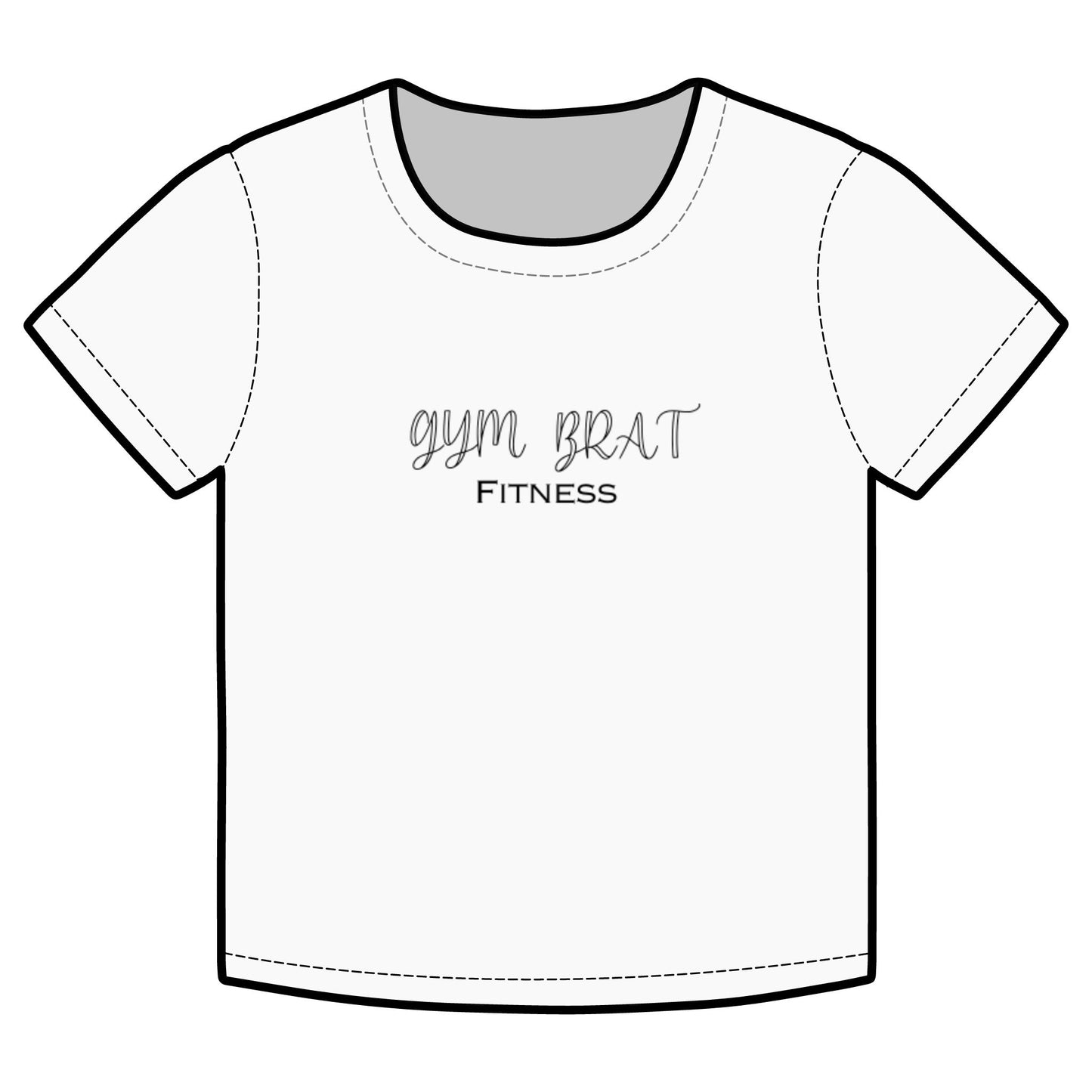 GYMBRAT| Baby Tee |Cutsie |New Me Collection