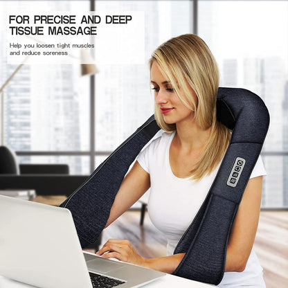 Neck Massager, Back Massager with Heat, Shoulder Massager for Neck Pain Back Pain Relief, Gifts for Thank You & Appreciation, Birthday, Relatives & Family