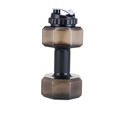 2.2L Dumbbell Shaped Sport Water Bottle Fitness Water Bottle Creative Water Drinking Bottle