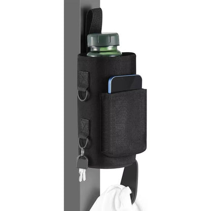 Magnetic Gym Water Bottle Sling Bag - Non-Slip Portable Carrier for Gym Accessories