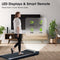 Walking Pad under Desk Treadmill with Remote Control Lightweight 2 in 1 Exercise Treadmill 0.6-3.8 Speed Range for Home Office Workout Indoor 